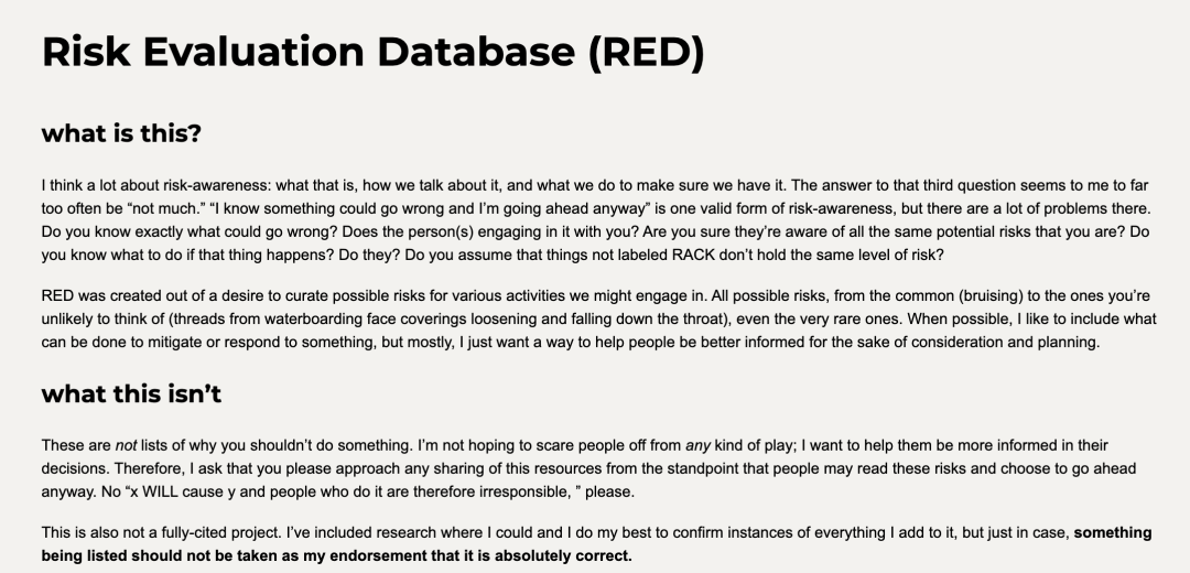 字母圈play之前查一查,别把自己玩噶了——BDSM风险数据库 字母圈play之前查一查,别把自己玩噶了——BDSM风险数据库